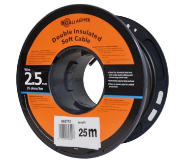 Lead out cable 2,5mm 25m 35 Ohm/km