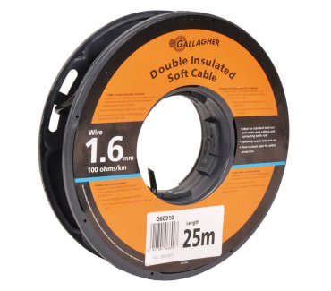 Lead out cable 1,6mm 25m 100 Ohm/km