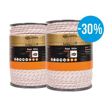 Duopack TurboLine rope braided White 2x500m