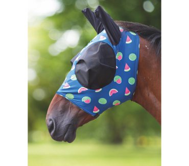 Fruit Print Stretch Fly Mask