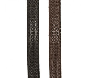 JHL Reins Rubber Grip Black - Cob/Full